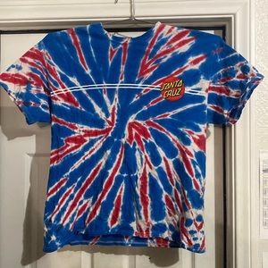 Santa Cruz Tie Dye shirt size mens XL see pics